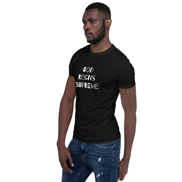 "He Reigns" Short-Sleeve Unisex T-Shirt