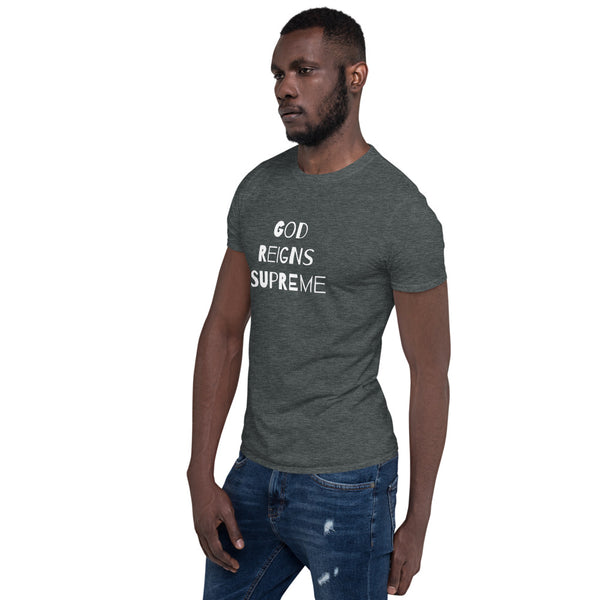 "He Reigns" Short-Sleeve Unisex T-Shirt